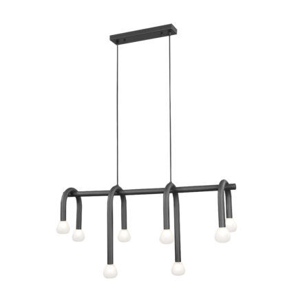LUSTRA LINIARA NEAGRA DELORI 8XG9
