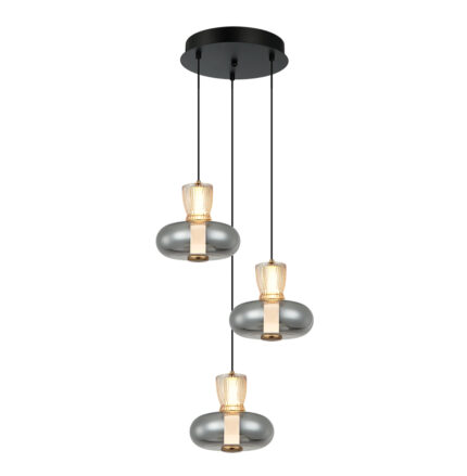 LUSTRA STICLA FUMURIE SIREL LED 23W