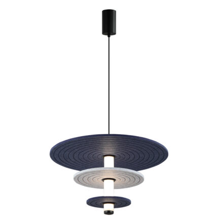 PENDUL FETRU AZUL 46 LED 16W