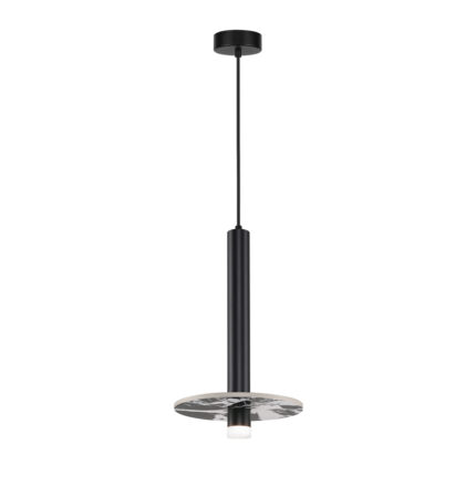 PENDUL MARMURA NEGRU LEANDROS LED 8W