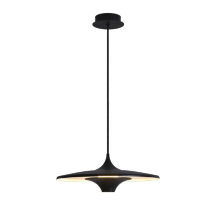 PENDUL METAL NEGRU RENE LED 19W