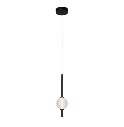 PENDUL NEGRU GLOBURI ABEONA LED 5W