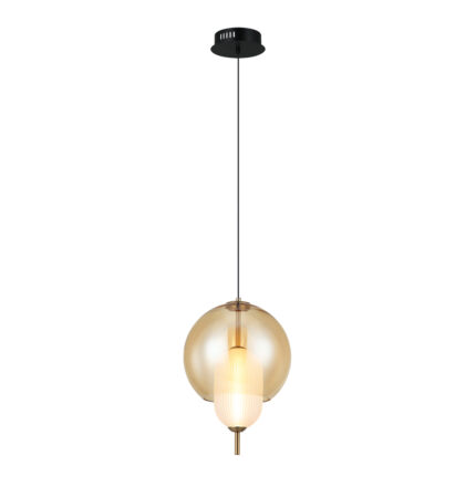PENDUL STICLA AMBRA ADOL LED 9W