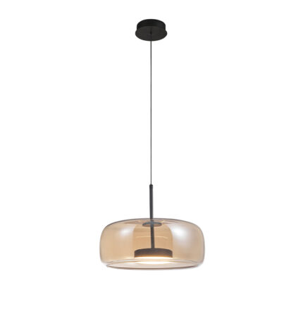 PENDUL STICLA AMBRA DECO 33 LED 12W