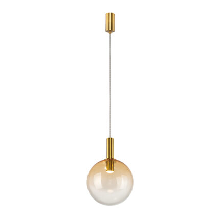 PENDUL STICLA AMBRA FOSCA LED 4W