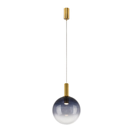 PENDUL STICLA BLEUMARIN FOSCA LED 4W