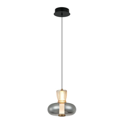 PENDUL STICLA FUMURIE SIREL LED 9W