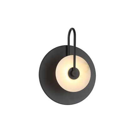 APLICA DE PERETE NEAGRA CU MARMURA SAMIRA LED 6W