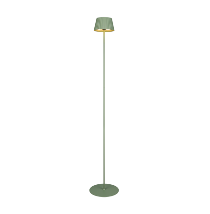 LAMPADAR EXTERIOR VERDE IP44 SUAREZ CU BATERIE 123 CM LED 1.5W