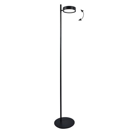 LAMPA DE PODEA MODERNA DIMABILA NEAGRA ONLY LED 28W
