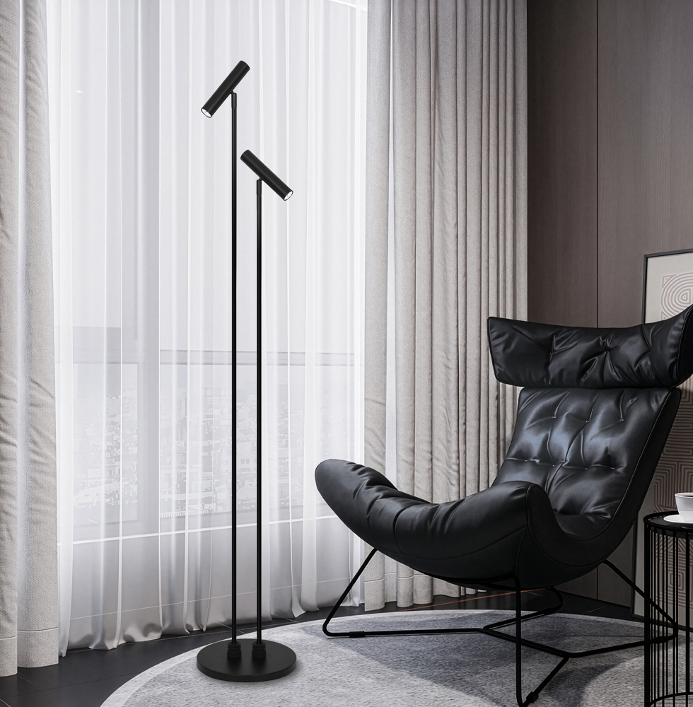 LAMPA DE PODEA MODERNA NEAGRA PERY LED 7W - imagine 2