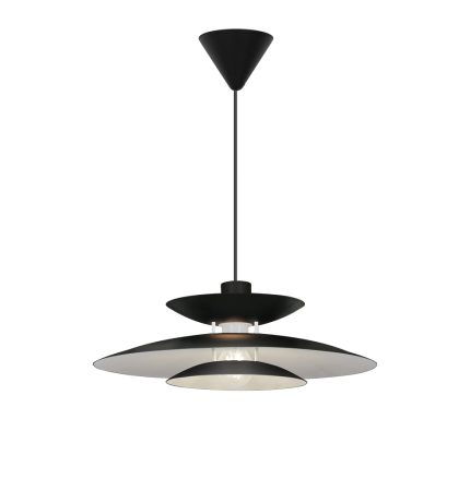 PENDUL INDUSTRIAL NEGRU METAL NINO 45CM 1XE27