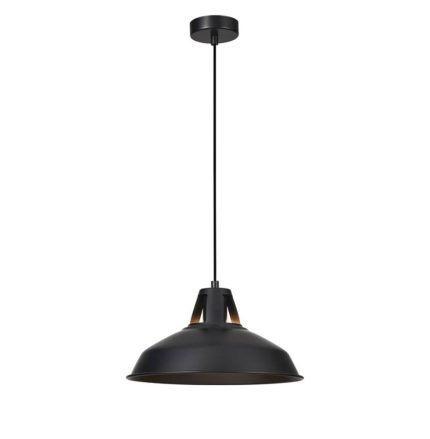 PENDUL INDUSTRIAL NEGRU METAL VELMA 31CM 1XE27