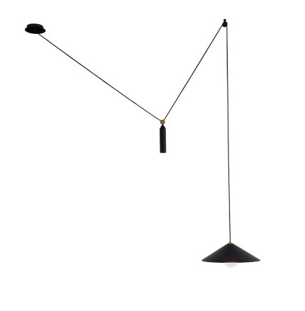 PENDUL MODERN NEGRU METAL ALTO 42 CM 1XE27