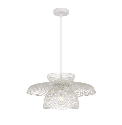 PENDUL SCANDINAV ALB METAL MARONTI 43CM 1XE27