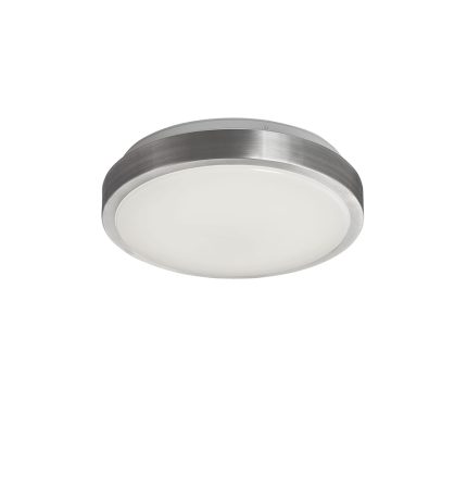 PLAFONIERA EXTERIOR IP44 ARGINTIE 32.5 CM BRIGHT LED 20W