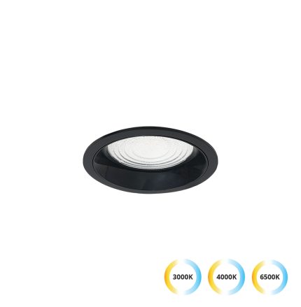 SPOT INCASTRAT FIX NEGRU IP20 LUIGI LED 15W 3000-6500K