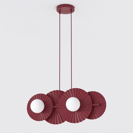 LUSTRA LINIARA METAL BORDO UMBRA 59CM 4XG9
