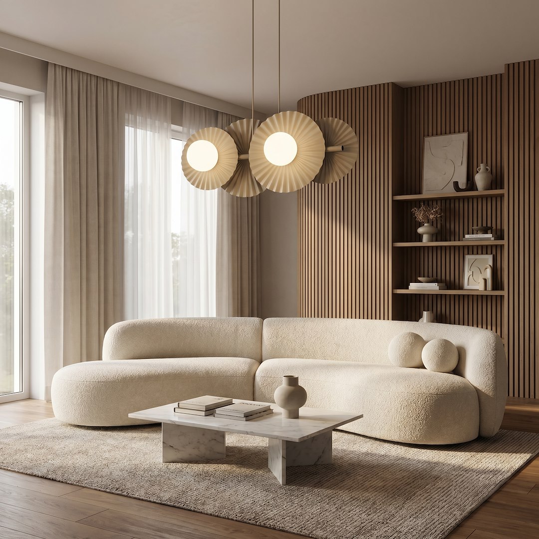 LUSTRA LINIARA METAL NISIPIE UMBRA 59CM 4XG9 - imagine 2
