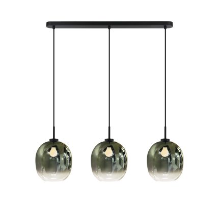 LUSTRA LINIARA STICLA FUMURIE MIRROR 90CM 3XE27