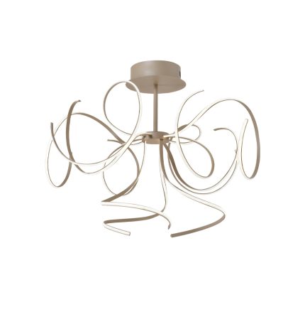 PLAFONIERA BEJ MODERNA IVANA 72CM 53W