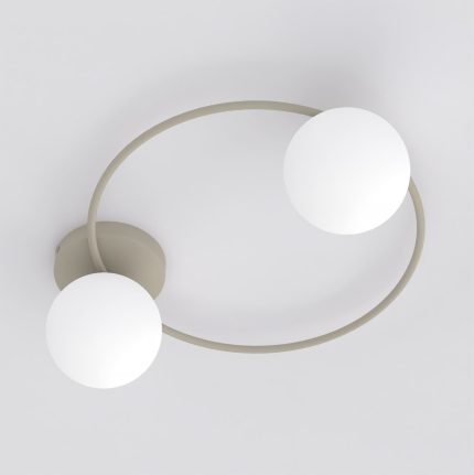 PLAFONIERA GLOBURI NISIPIE SOPRA 40CM 2XE14