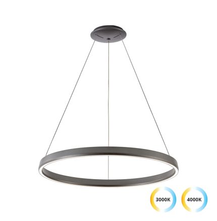 SUSPENSIE NEAGRA CERC VENUS 60 CM LED 40W