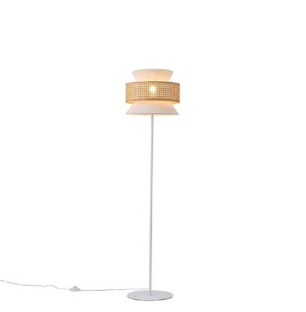 LAMPADAR NATURAL BEJ ISLA 145CM 1XE27