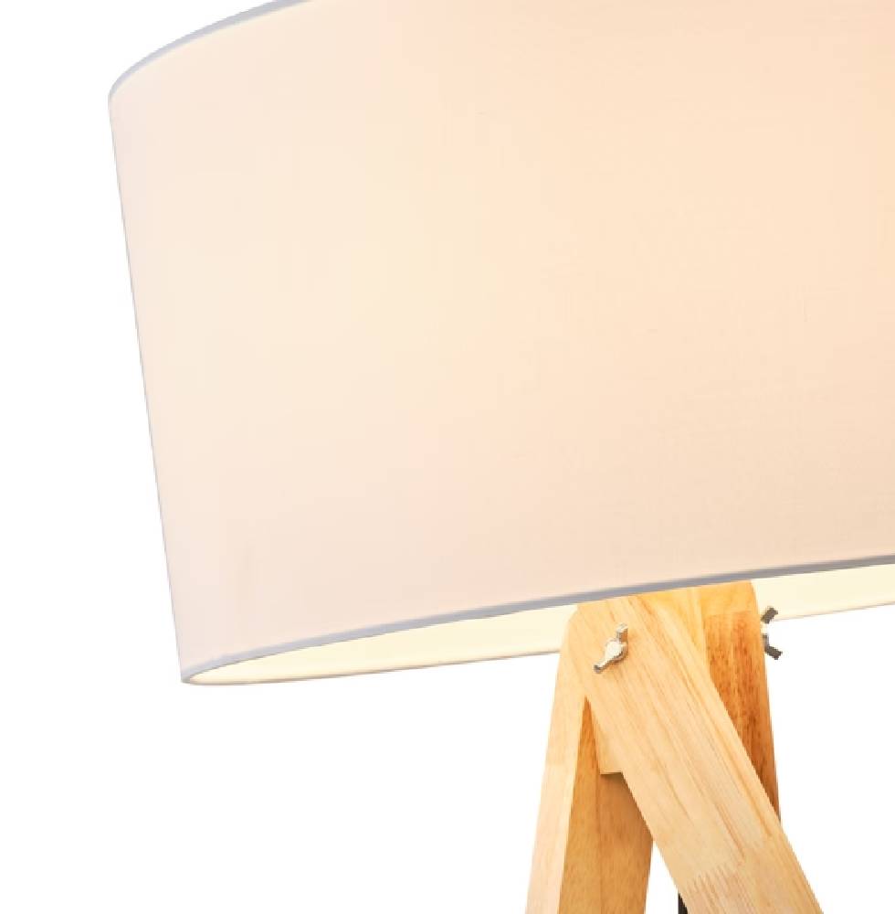 LAMPADAR NATURAL LEMN MADERA 145CM 1XE27 - imagine 2