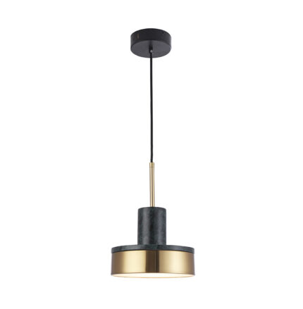PENDUL NATURAL MARMURA NEAGRA LITHOS LED 8W