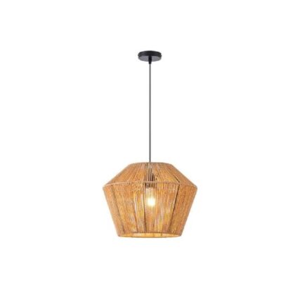 SUSPENSIE NATURALA FRANGHIE VENTO 40CM 1XE27