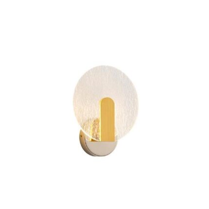 Aplica de perete eleganta aurie Volet 23cm LED 8W
